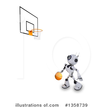 Royalty-Free (RF) Robot Clipart Illustration by KJ Pargeter - Stock Sample #1358739