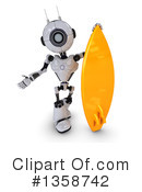 Robot Clipart #1358742 by KJ Pargeter