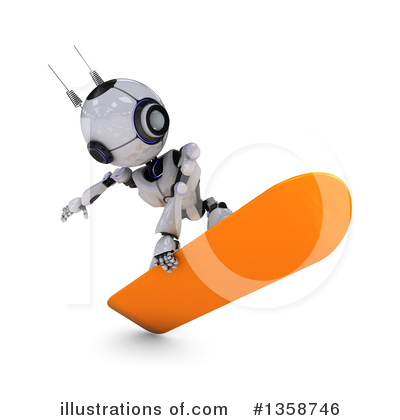 Royalty-Free (RF) Robot Clipart Illustration by KJ Pargeter - Stock Sample #1358746