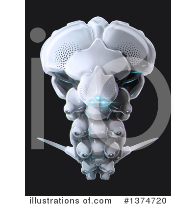 Royalty-Free (RF) Robot Clipart Illustration by Leo Blanchette - Stock Sample #1374720