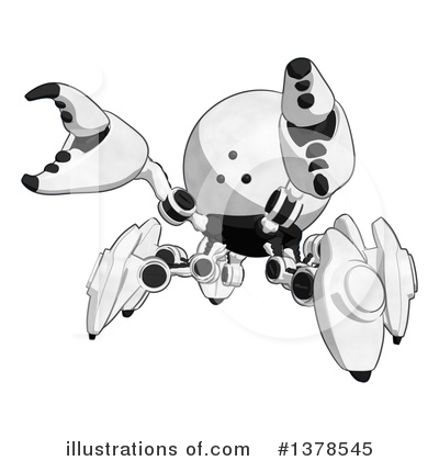 Royalty-Free (RF) Robot Clipart Illustration by Leo Blanchette - Stock Sample #1378545