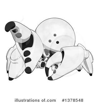 Royalty-Free (RF) Robot Clipart Illustration by Leo Blanchette - Stock Sample #1378548