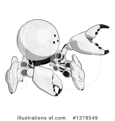 Royalty-Free (RF) Robot Clipart Illustration by Leo Blanchette - Stock Sample #1378549