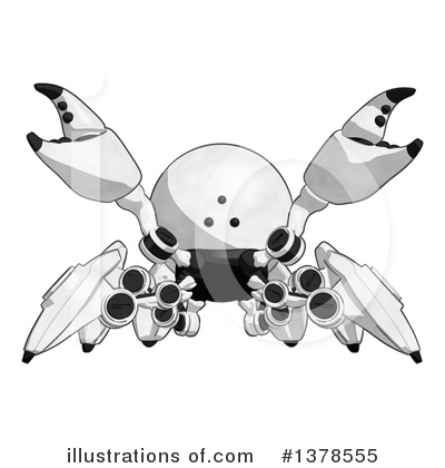 Royalty-Free (RF) Robot Clipart Illustration by Leo Blanchette - Stock Sample #1378555