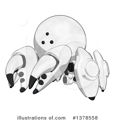 Royalty-Free (RF) Robot Clipart Illustration by Leo Blanchette - Stock Sample #1378558