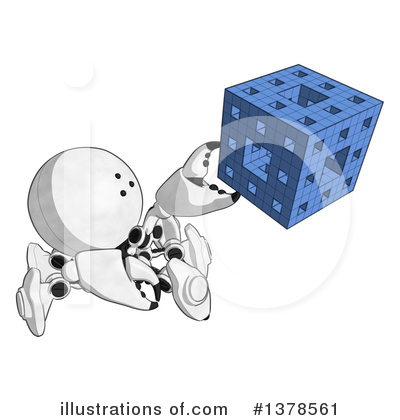 Royalty-Free (RF) Robot Clipart Illustration by Leo Blanchette - Stock Sample #1378561