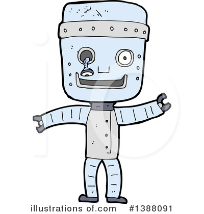 Robots Clipart #1388091 by lineartestpilot