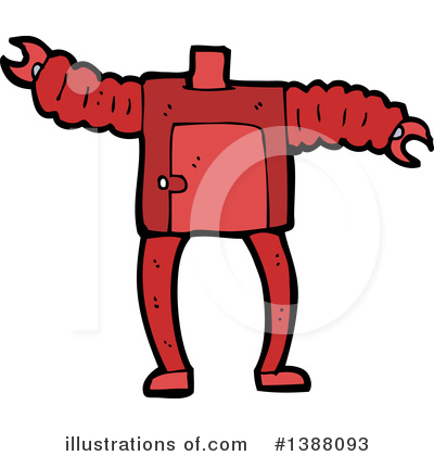 Royalty-Free (RF) Robot Clipart Illustration by lineartestpilot - Stock Sample #1388093