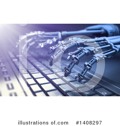 Royalty-Free (RF) Robot Clipart Illustration by Mopic - Stock Sample #1408297