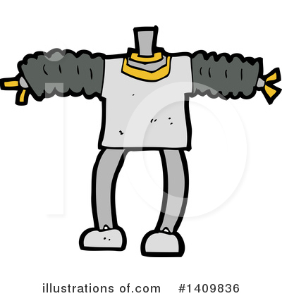 Royalty-Free (RF) Robot Clipart Illustration by lineartestpilot - Stock Sample #1409836