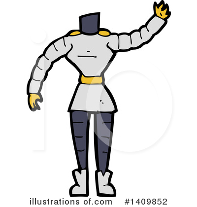Royalty-Free (RF) Robot Clipart Illustration by lineartestpilot - Stock Sample #1409852