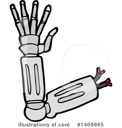 Royalty-Free (RF) Robot Clipart Illustration by lineartestpilot - Stock Sample #1409865