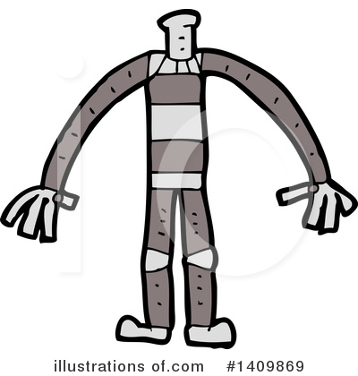Royalty-Free (RF) Robot Clipart Illustration by lineartestpilot - Stock Sample #1409869