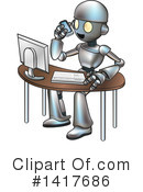 Robot Clipart #1417686 by AtStockIllustration