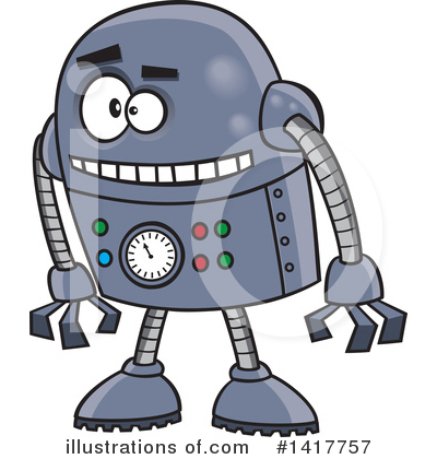 Robot Clipart #1417757 by toonaday