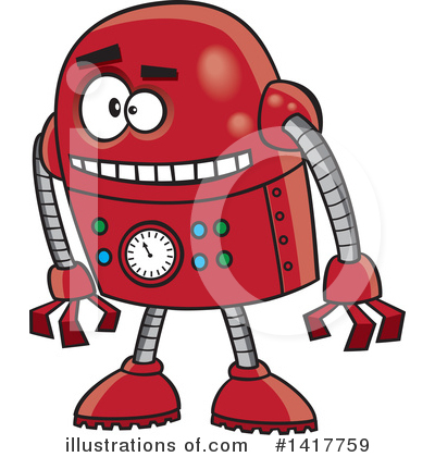 Robot Clipart #1417759 by toonaday
