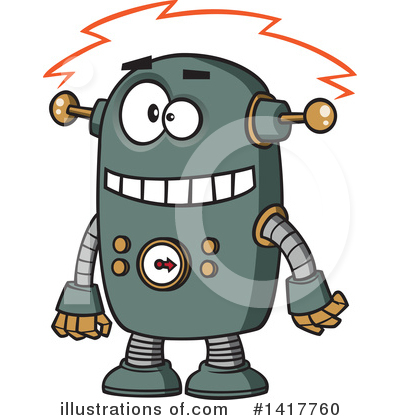 Robot Clipart #1417760 by toonaday