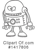 Robot Clipart #1417806 by toonaday