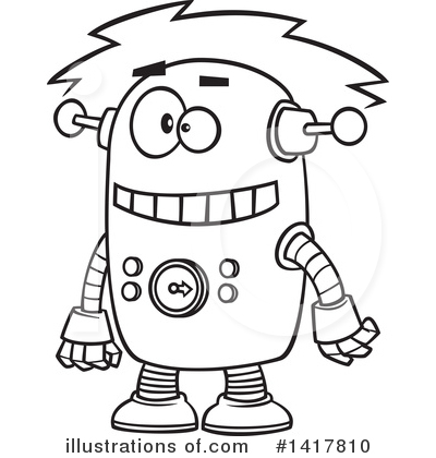 Robot Clipart #1417810 by toonaday