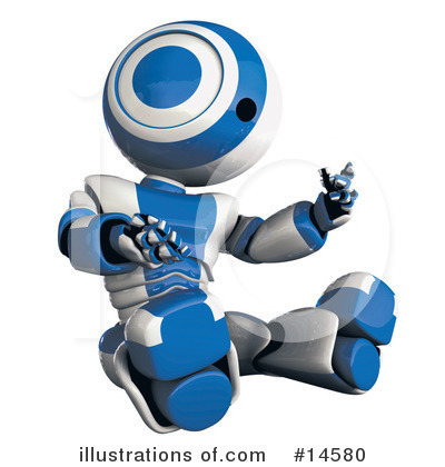 Robots Clipart #14580 by Leo Blanchette