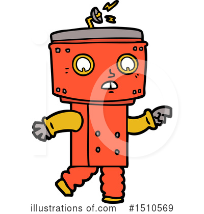 Royalty-Free (RF) Robot Clipart Illustration by lineartestpilot - Stock Sample #1510569