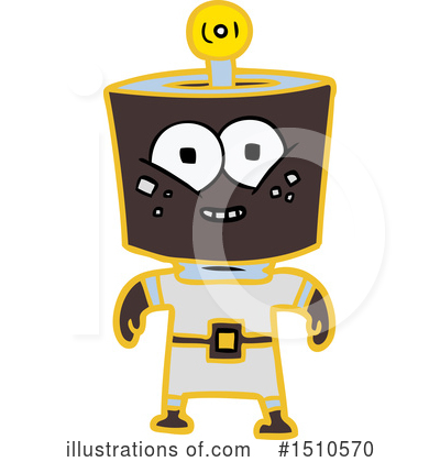 Royalty-Free (RF) Robot Clipart Illustration by lineartestpilot - Stock Sample #1510570