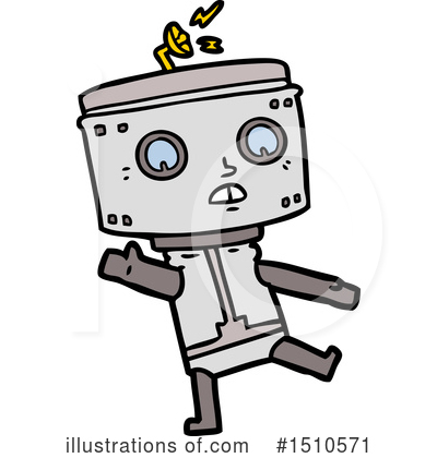 Royalty-Free (RF) Robot Clipart Illustration by lineartestpilot - Stock Sample #1510571