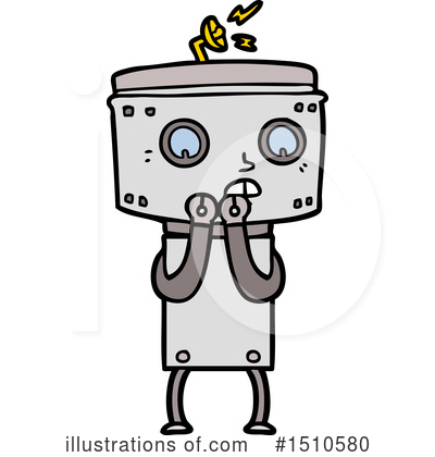 Royalty-Free (RF) Robot Clipart Illustration by lineartestpilot - Stock Sample #1510580