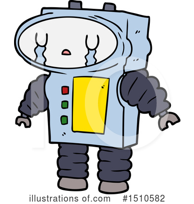 Royalty-Free (RF) Robot Clipart Illustration by lineartestpilot - Stock Sample #1510582