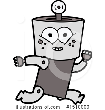 Royalty-Free (RF) Robot Clipart Illustration by lineartestpilot - Stock Sample #1510600