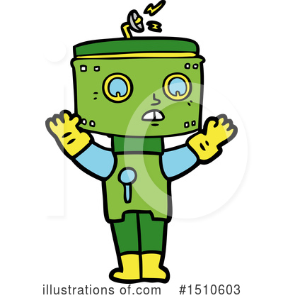 Royalty-Free (RF) Robot Clipart Illustration by lineartestpilot - Stock Sample #1510603