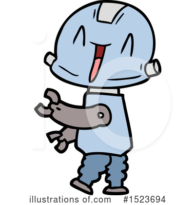 Royalty-Free (RF) Robot Clipart Illustration by lineartestpilot - Stock Sample #1523694