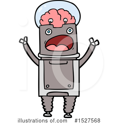 Royalty-Free (RF) Robot Clipart Illustration by lineartestpilot - Stock Sample #1527568