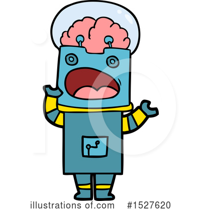 Royalty-Free (RF) Robot Clipart Illustration by lineartestpilot - Stock Sample #1527620