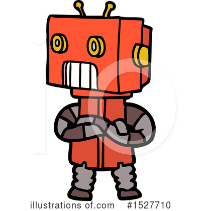 Royalty-Free (RF) Robot Clipart Illustration by lineartestpilot - Stock Sample #1527710