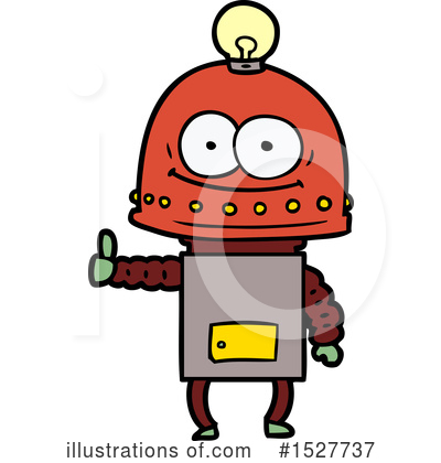 Royalty-Free (RF) Robot Clipart Illustration by lineartestpilot - Stock Sample #1527737