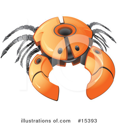 Crab Clipart #15393 by Leo Blanchette