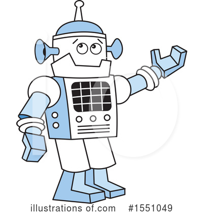 Royalty-Free (RF) Robot Clipart Illustration by Johnny Sajem - Stock Sample #1551049