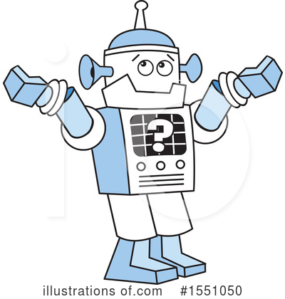 Royalty-Free (RF) Robot Clipart Illustration by Johnny Sajem - Stock Sample #1551050