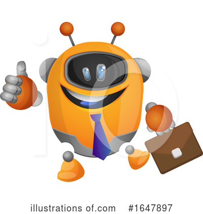Royalty-Free (RF) Robot Clipart Illustration by Morphart Creations - Stock Sample #1647897