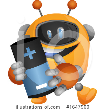 Royalty-Free (RF) Robot Clipart Illustration by Morphart Creations - Stock Sample #1647900