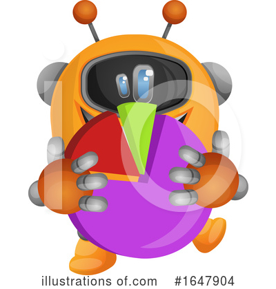 Royalty-Free (RF) Robot Clipart Illustration by Morphart Creations - Stock Sample #1647904