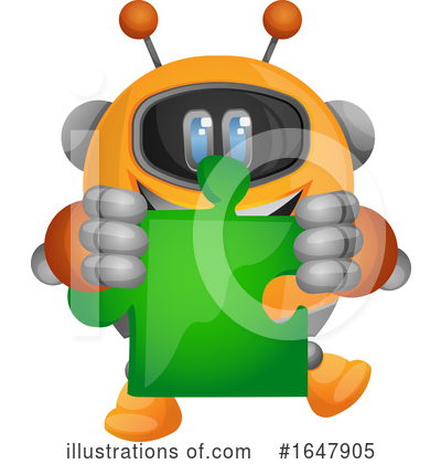 Royalty-Free (RF) Robot Clipart Illustration by Morphart Creations - Stock Sample #1647905