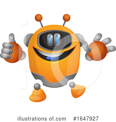 Royalty-Free (RF) Robot Clipart Illustration by Morphart Creations - Stock Sample #1647927