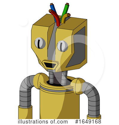 Royalty-Free (RF) Robot Clipart Illustration by Leo Blanchette - Stock Sample #1649168