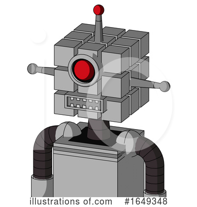 Royalty-Free (RF) Robot Clipart Illustration by Leo Blanchette - Stock Sample #1649348