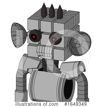 Royalty-Free (RF) Robot Clipart Illustration by Leo Blanchette - Stock Sample #1649349
