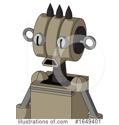 Royalty-Free (RF) Robot Clipart Illustration by Leo Blanchette - Stock Sample #1649401