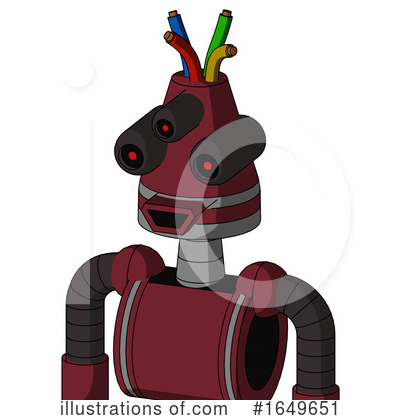 Royalty-Free (RF) Robot Clipart Illustration by Leo Blanchette - Stock Sample #1649651