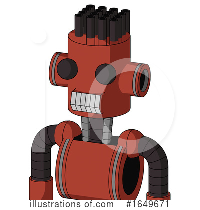 Royalty-Free (RF) Robot Clipart Illustration by Leo Blanchette - Stock Sample #1649671
